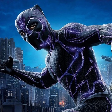 black-panther en train de courir